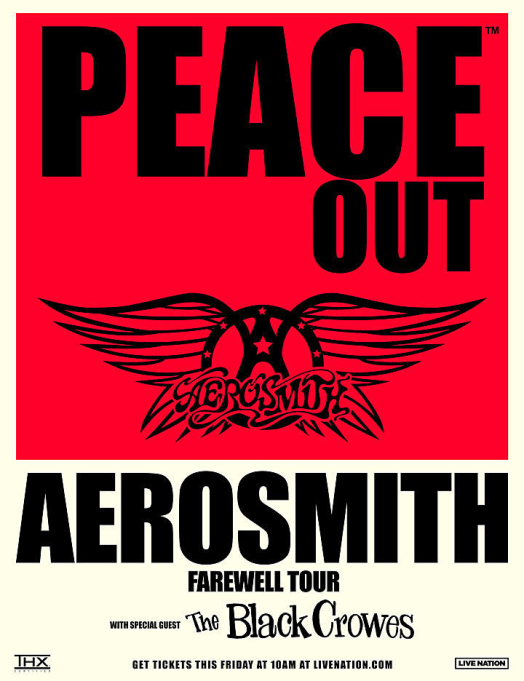 Aerosmith & The Black Crowes [POSTPONED] tickets